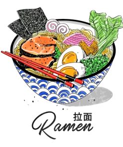 Delicious Ramen Noodle Paint By Numbers