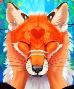 Red Fox Wildlife Paint By Numbers