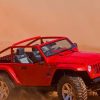Red Jeep Wrangler Adventure Paint By Numbers