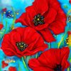 Red Poppies Paint By Numbers