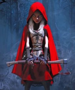 Red Riding Hood Animation Paint By Numbers