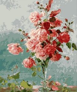 Red Rose Paint By Numbers