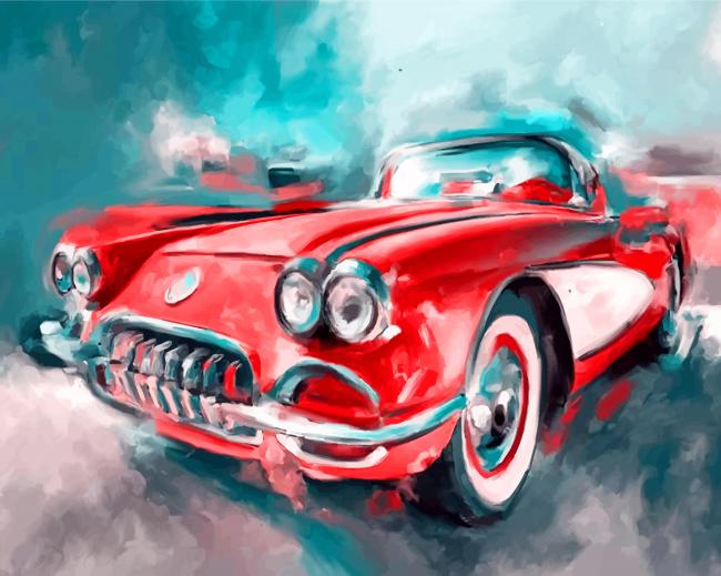 Finalizing the Red Vintage Car Kit artwork
