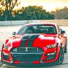 Ford GT500 Red Car Paint By Numbers