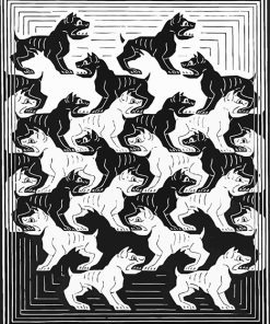 MC Escher Famous Art Paint By Numbers
