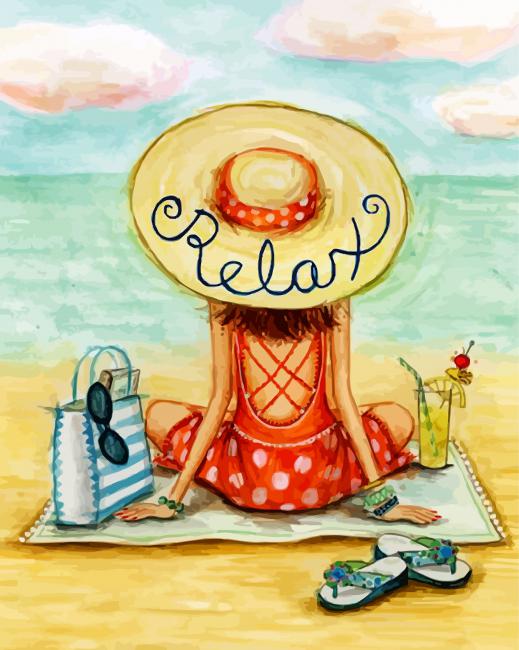 Finalizing Beach Holidays Artwork