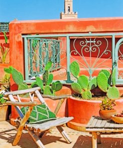Riad Marrakech Oasis Paint By Numbers
