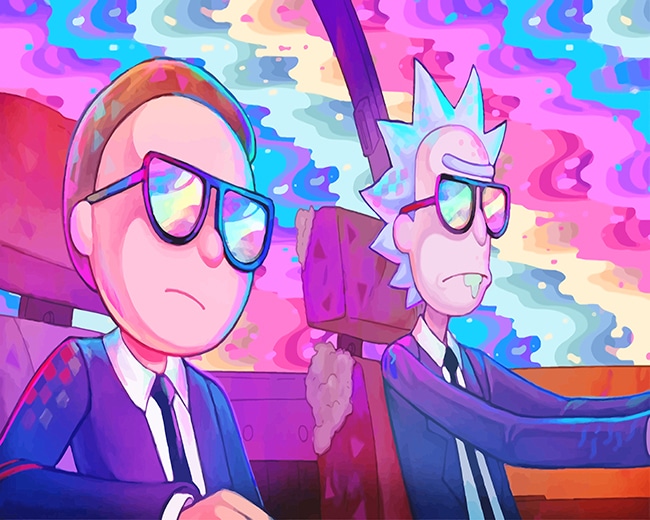 Finished Rick and Morty artwork
