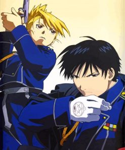 Riza and Roy Fullmetal Alchemist Paint By Numbers