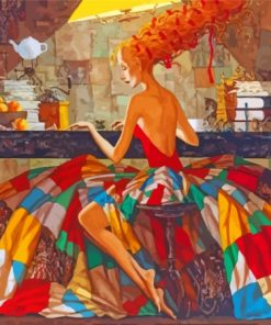 Roman Zaslonov Women's Portrait Paint By Numbers