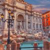 Discover Trevi Fountain Rome Paint By Numbers