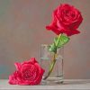 Red Rose Glass Paint By Numbers