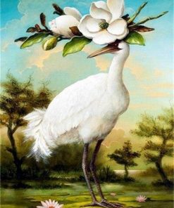 Rose Head Bird Art Paint By Numbers