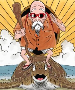 Master Roshi Dragon Ball Z Paint By Numbers