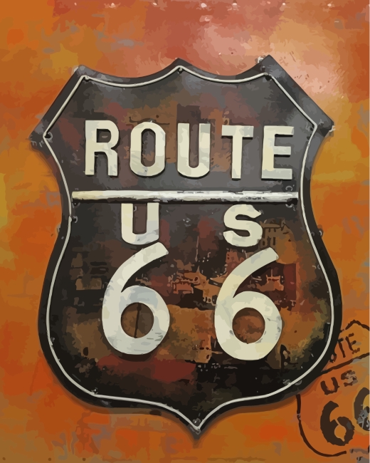 Finalizing Route 66 Artwork