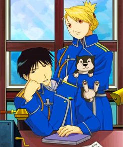 Fullmetal Alchemist Roy Mustang Paint By Numbers