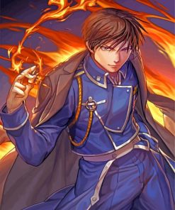 Fullmetal Alchemist Roy Mustang Paint By Numbers