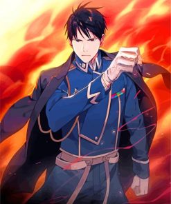 Fullmetal Alchemist Roy Mustang Paint By Numbers