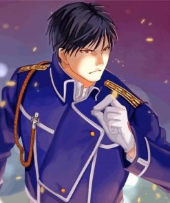 Fullmetal Alchemist Roy Mustang Paint By Numbers