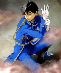 Fullmetal Alchemist Roy Mustang Paint By Numbers