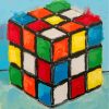 Colorful Rubiks Cube Paint By Numbers
