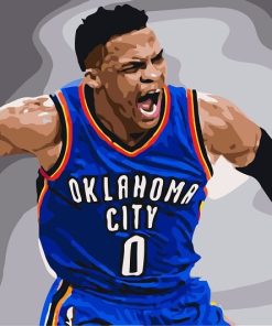 Russell Westbrook NBA Paint By Numbers