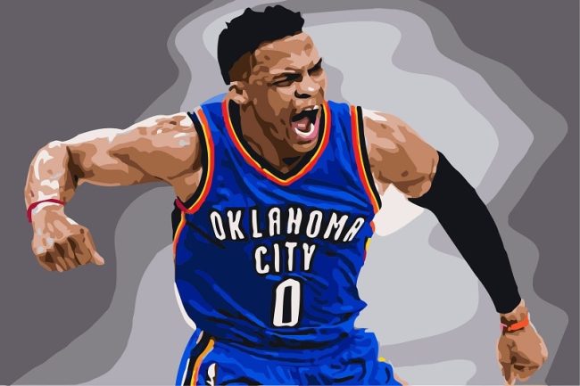 Russell Westbrook NBA Paint By Numbers