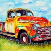 Classic Rusty Truck Paint By Numbers