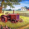 Rural Rusty Tractor Paint By Numbers