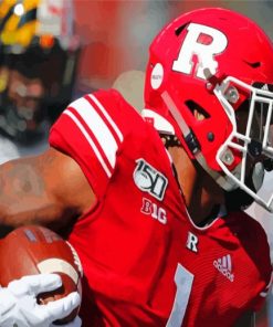 Rutgers Football Stars Paint By Numbers