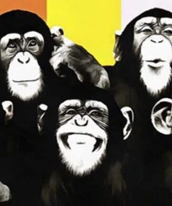 Monkey Fun Paint By Numbers
