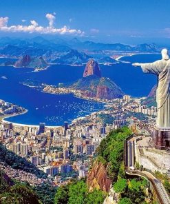 Scenic Rio de Janeiro Cityscape Paint By Numbers