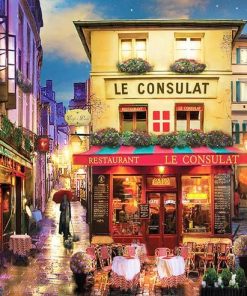 Modern French City Paint By Numbers