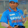 Legendary Cricketer Sachin Tendulkar Paint By Numbers