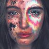 Colorful Sad Girl Paint By Numbers