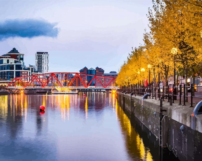 Finalizing Salford Cityscape Artwork