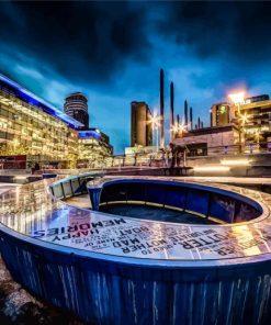 Salford Night Cityscape Paint By Numbers