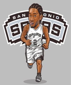 San Antonio Spurs Basketball Paint By Numbers