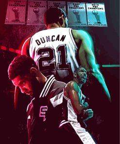 San Antonio Spurs Basketball Paint By Numbers