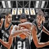 Tim Duncan Basketball Icon Paint By Numbers