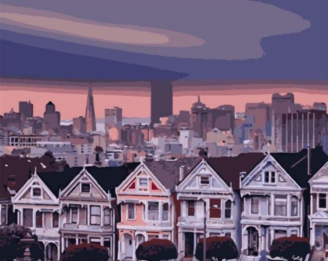 San Francisco Cityscape Paint By Numbers