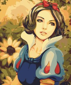 Snow White Cartoon Paint By Numbers