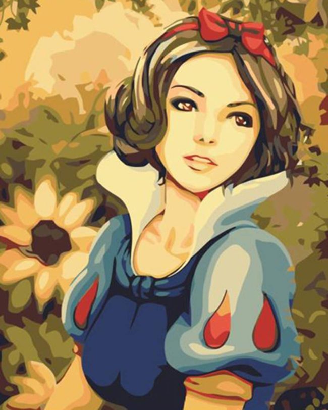 Snow White Cartoon Paint By Numbers