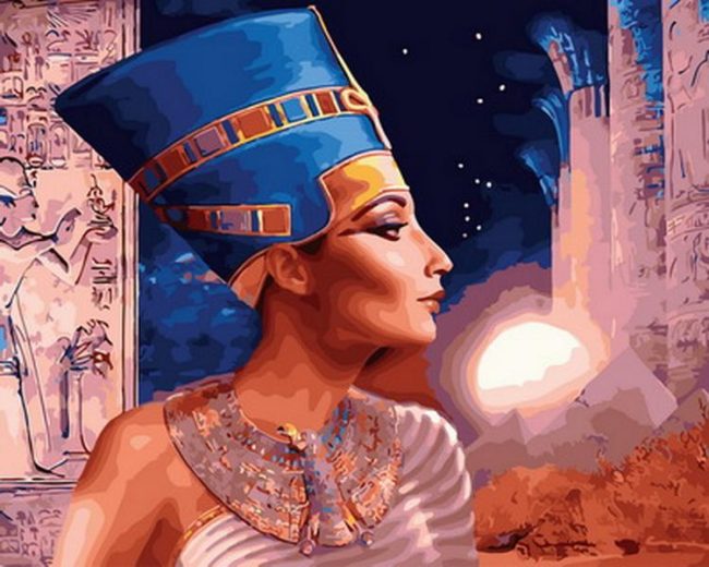 Nefertiti Woman Paint By Numbers