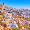 Santorini Blue View Paint By Numbers
