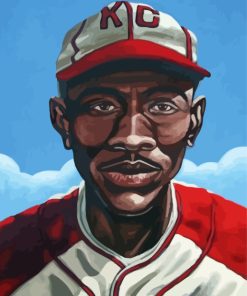 Satchel Paige Baseball Legend Paint By Numbers