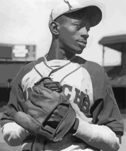 Satchel Paige Baseball Legend Paint By Numbers