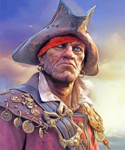 Scary Pirate Fantasy Paint By Numbers