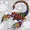 Colorful Scorpion Paint By Numbers