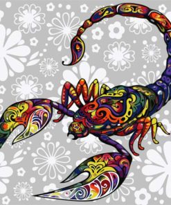 Colorful Scorpion Paint By Numbers